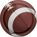 Football Dinner Plates - USA Party Store