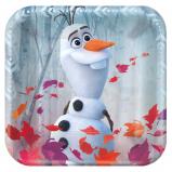 ©Disney Frozen 2 7" Metallic Square Plate Amscan