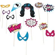 Girl Super Hero Photo Props