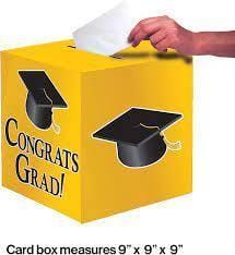 grad card box GRADUATION CARD BOX