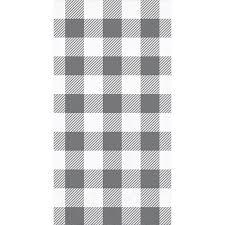 Gray and White Check Guest Napkin Creative Converting