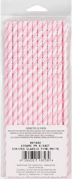 Pink Paper Straw Creative Converting