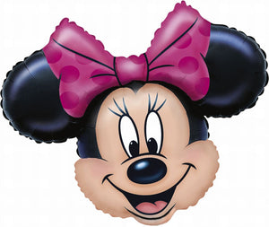 28" Minnie Mouse Head - USA Party Store