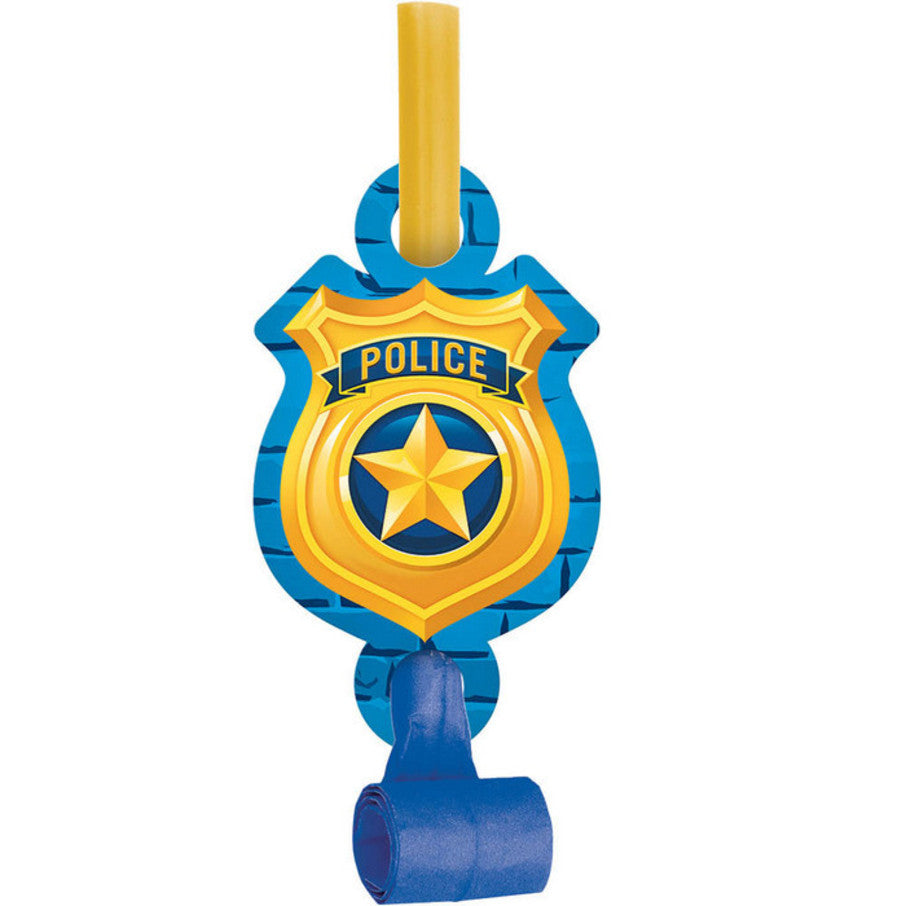 Police Party Blowouts 8ct - USA Party Store