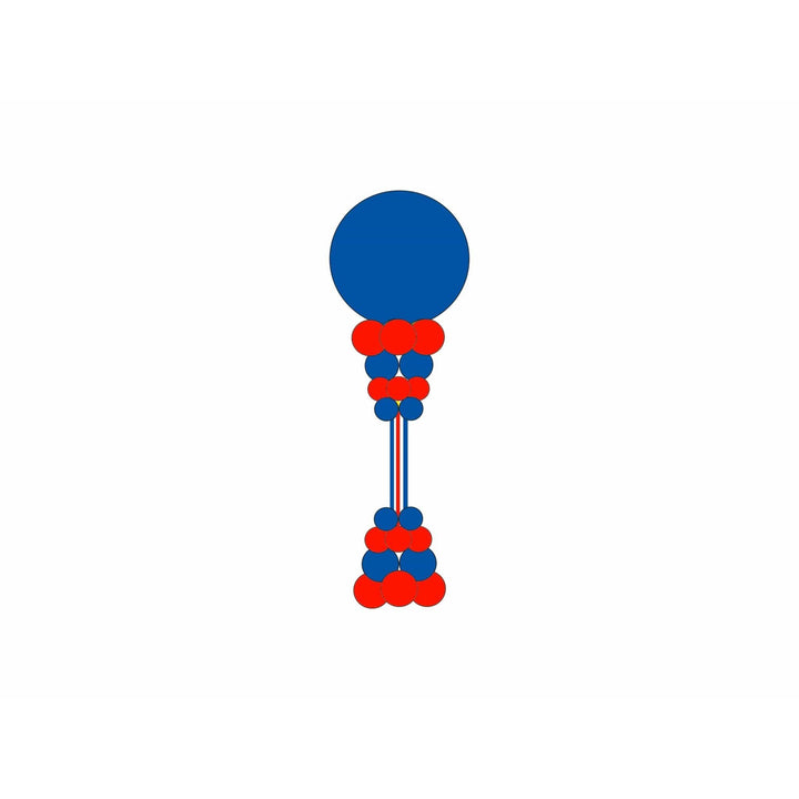 Ribbon Balloon Column Marietta GA | USA Party Store