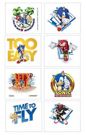 Sonic the Hedgehog Temporary Tattoos, 8ct Amscan