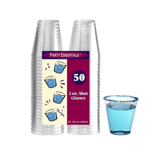 2 OZ. SHOT GLASSES – CLEAR 50 CT. - USA Party Store