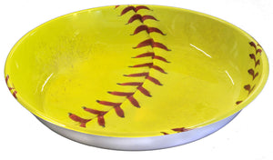 SoftBall  Serving Dish - USA Party Store