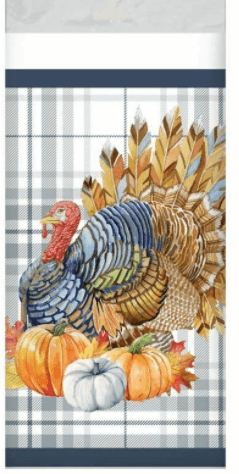 Thanksgiving Elegance tablecloth 54 x 102 inches Creative Converting