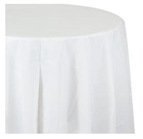 Vanilla Creme Round Tablecover Amscan